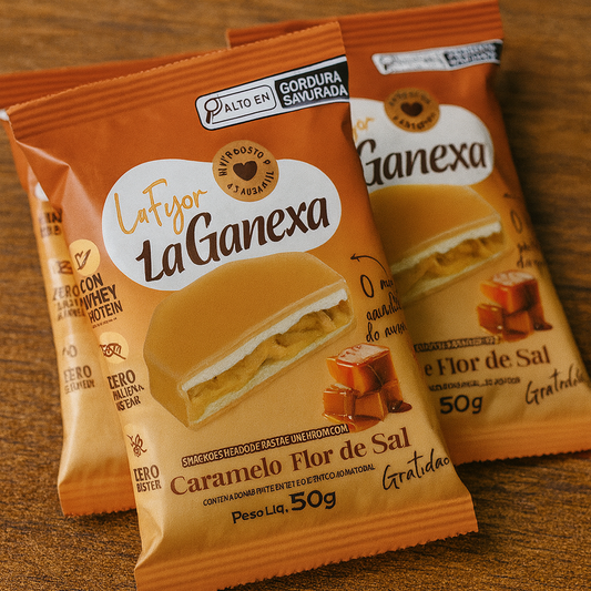 Kit 3 Alfajores sabor Caramelo e Flor de Sal