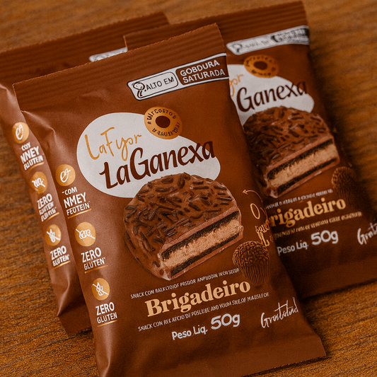Kit 3 Alfajores sabor Brigadeiro
