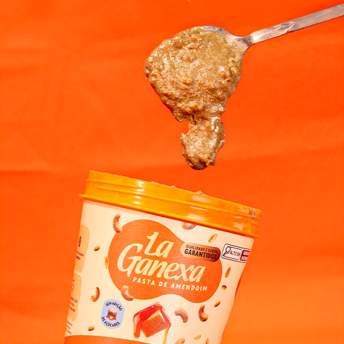 Pasta sabor Doce de Leite com Castanha de Caju