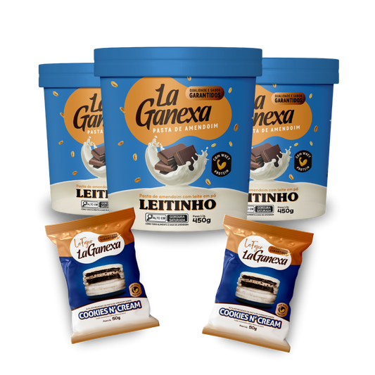 Combo Tri-Leitinho + 2 Alfajores de Cookies