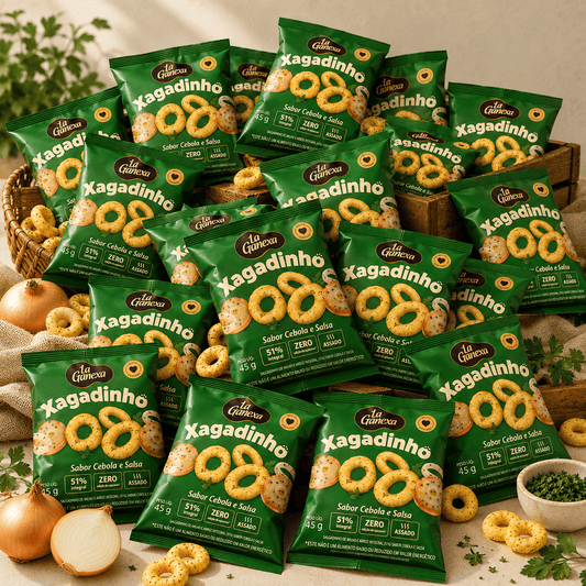 Kit 20 Xagadinhos sabor Cebola e Salsa 45g