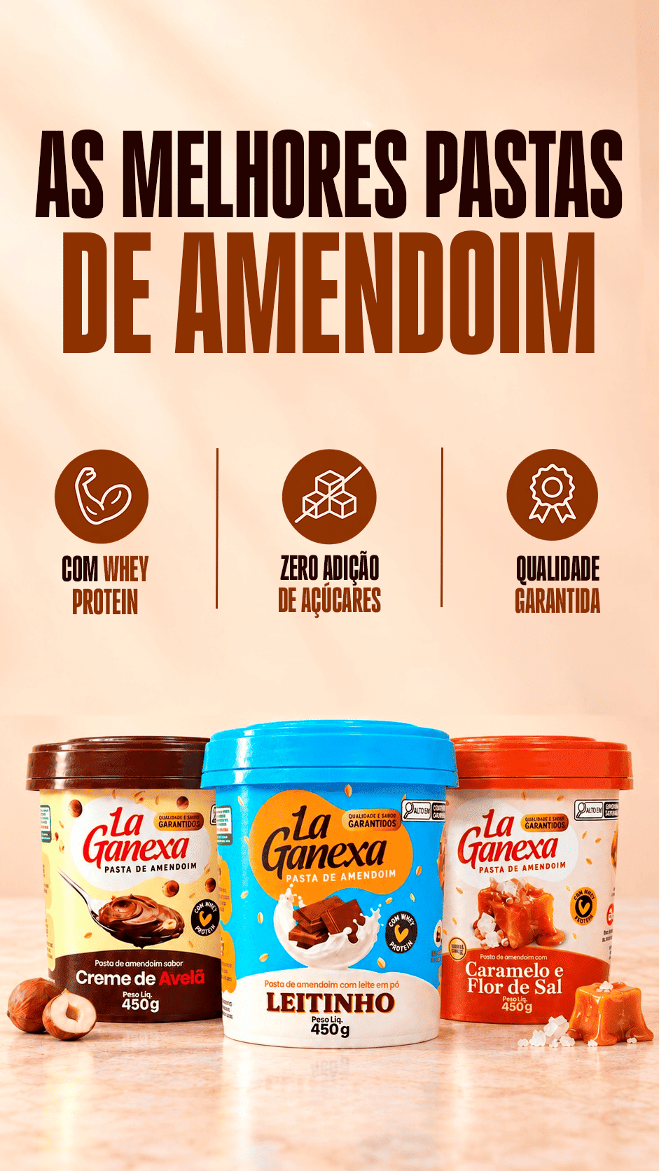 Pastas de Amendoim