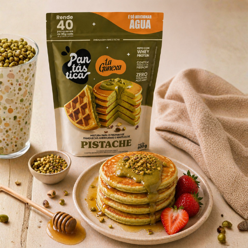 Pantástica - Panqueca Proteica sabor Pistache 600g