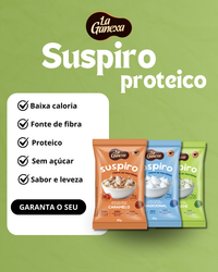 Suspiro Proteico sabor Pistache 30g/un - La Ganexa