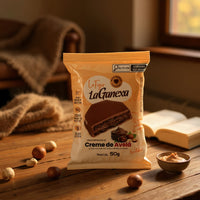 Alfajor de Creme de Avelã com Whey Protein