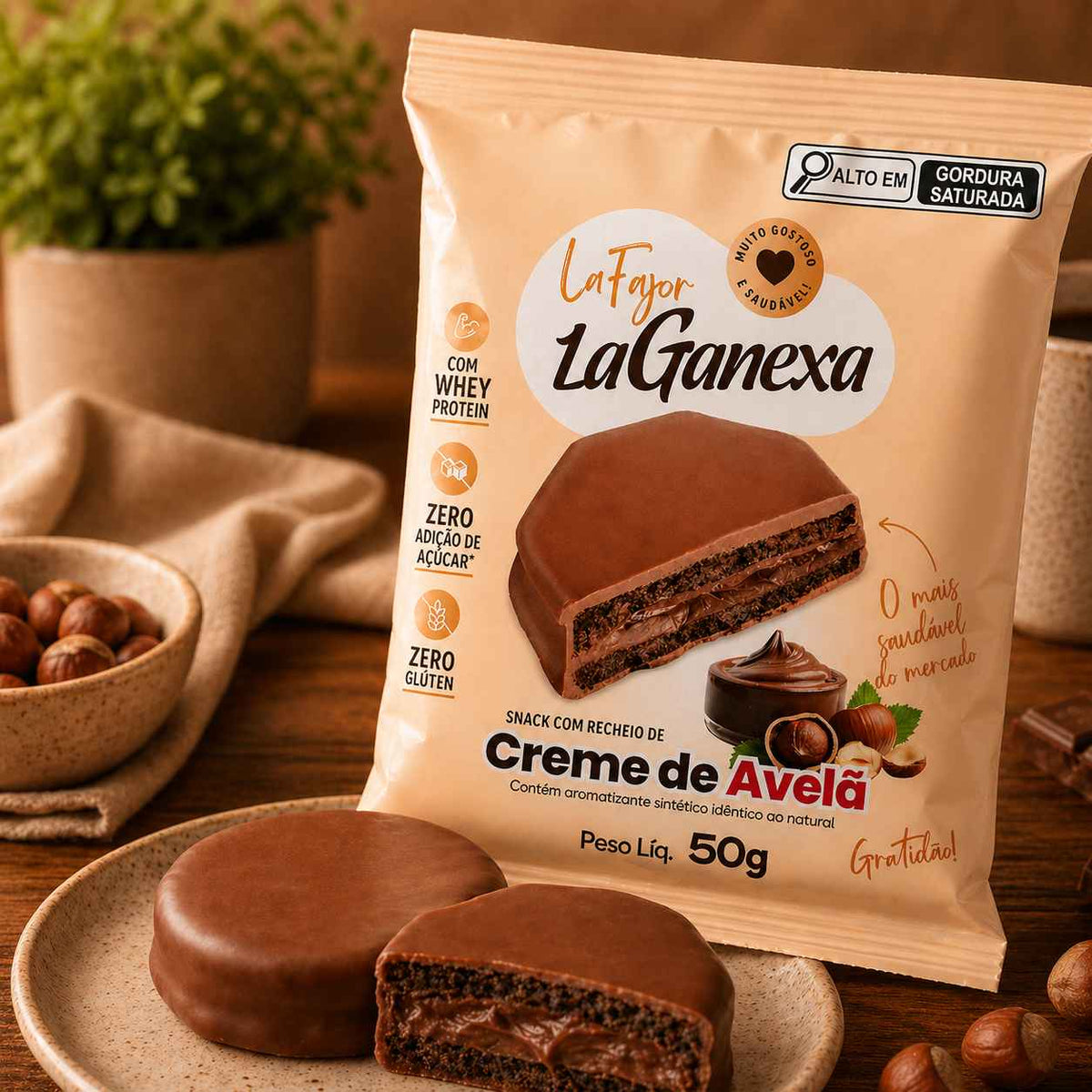 Hazelnut Cream Alfajor 50g