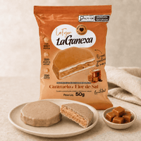 Alfajor de Caramelo y Flor de Sal 50g