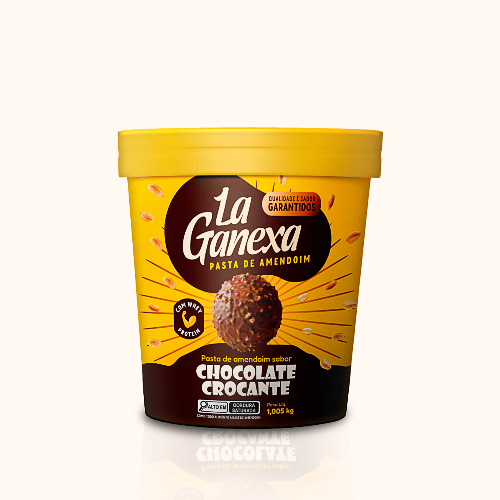 Pasta sabor Chocolate ao Leite Crocante 1kg