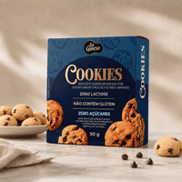 Kit 6 Cookies Baunilha com Gotas de Chocolate
