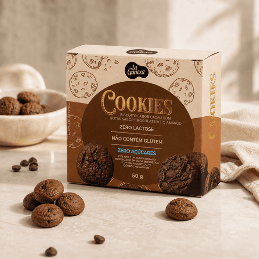 Cookies Cacau com Gotas de Chocolate