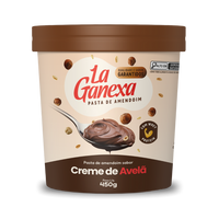 Pasta sabor Amendoim sabor Creme de Avelã - Zero Açúcar