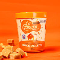 Pasta de Amendoim sabor Doce de Leite com Castanha de Caju