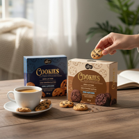 Kit Degustação Cookies de Cacau e de Baunilha