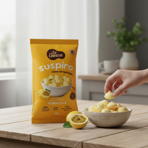 Suspiro sabor Maracujá 30g
