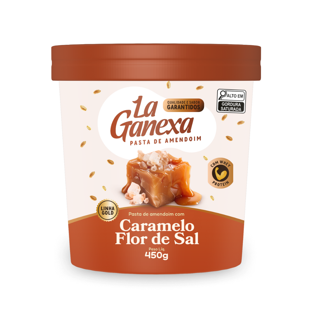 Pasta de Amendoim sabor Caramelo e Flor de Sal