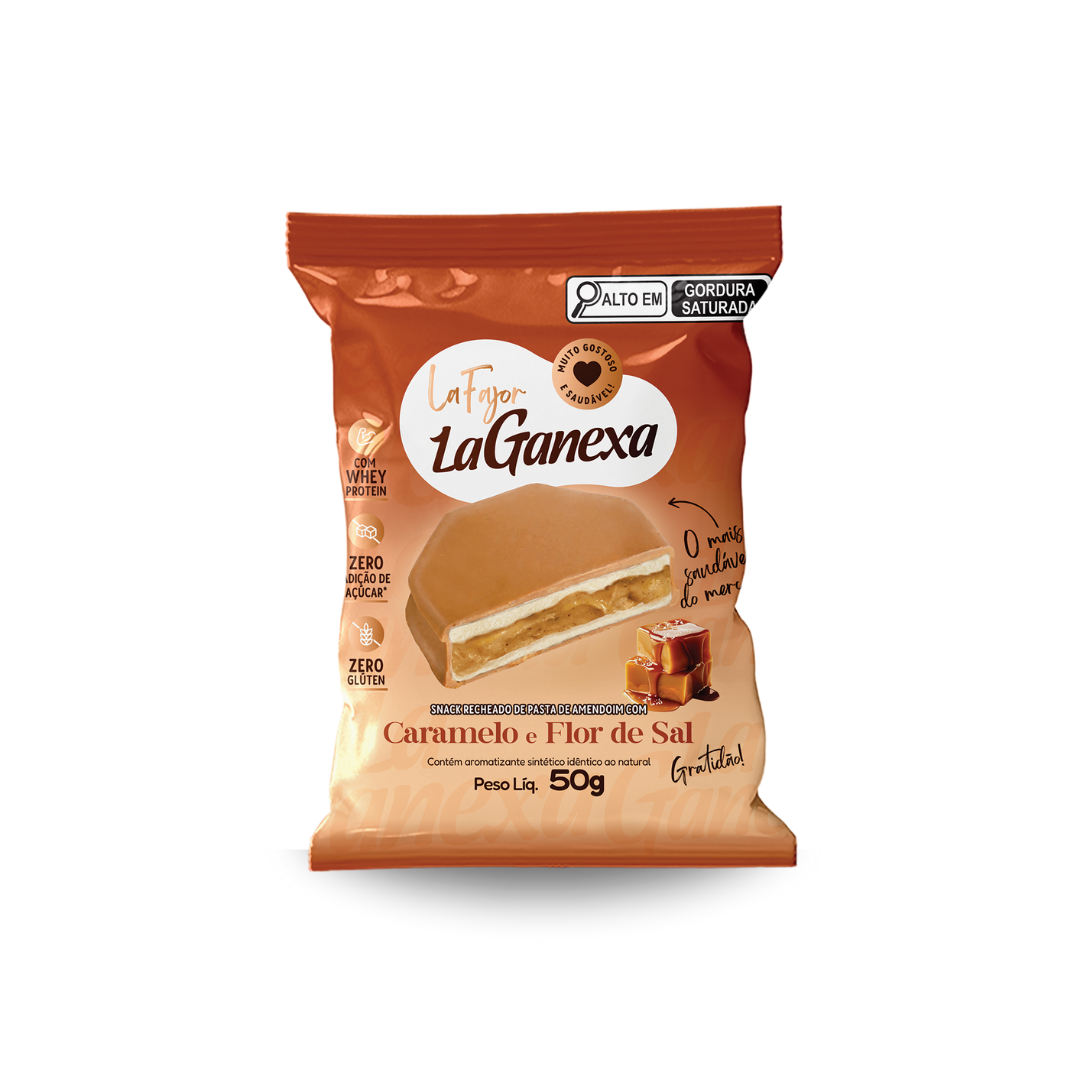 Alfajor sabor Caramelo e Flor de Sal - unidade