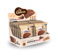 Display Alfajor sabor Creme de Avelã com Whey Protein - 12 unidades