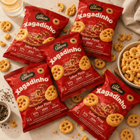 Kit 5 Xagadinhos sabor Pizza 45g