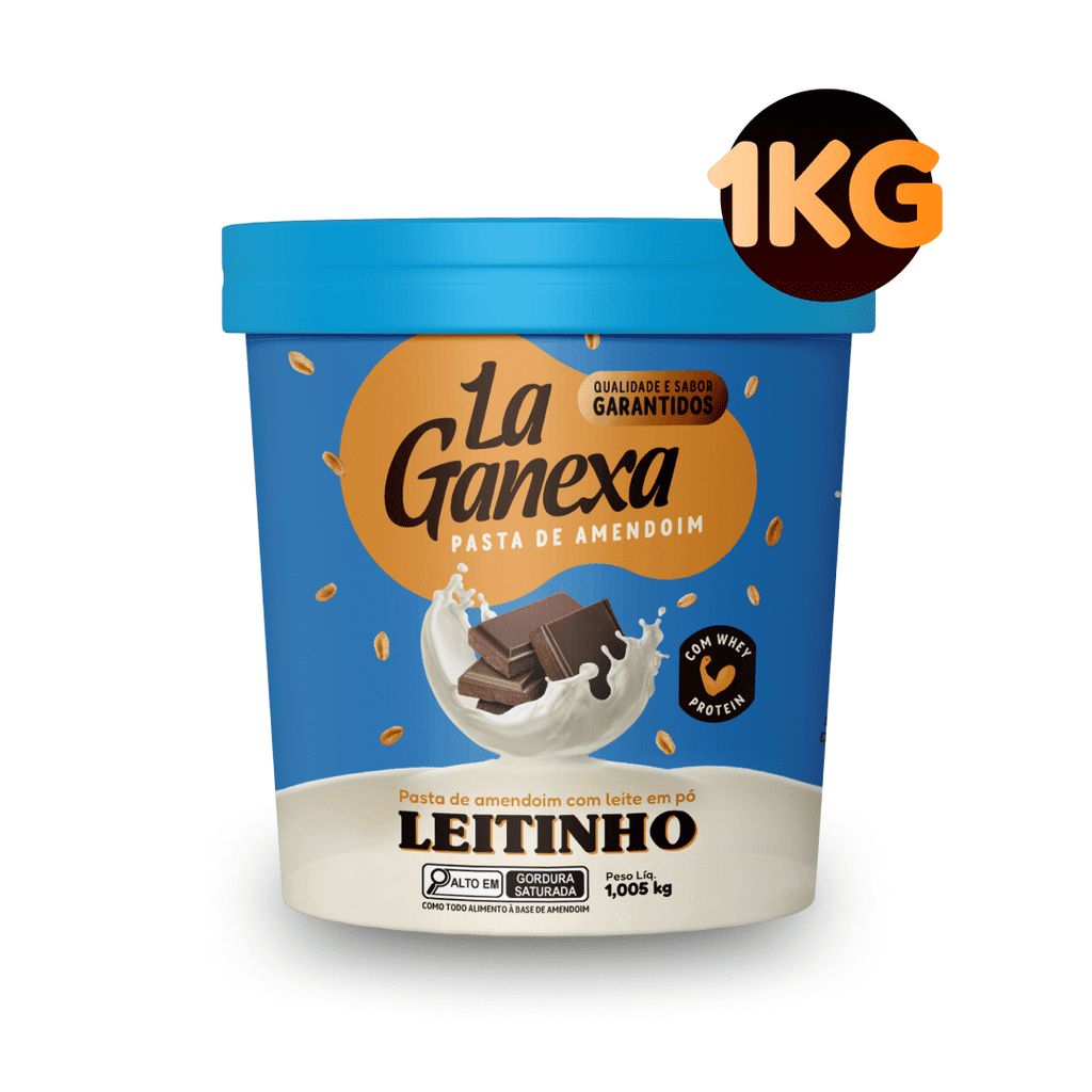 Leitinho - Com WHEY PROTEIN – Pasta Laganexa