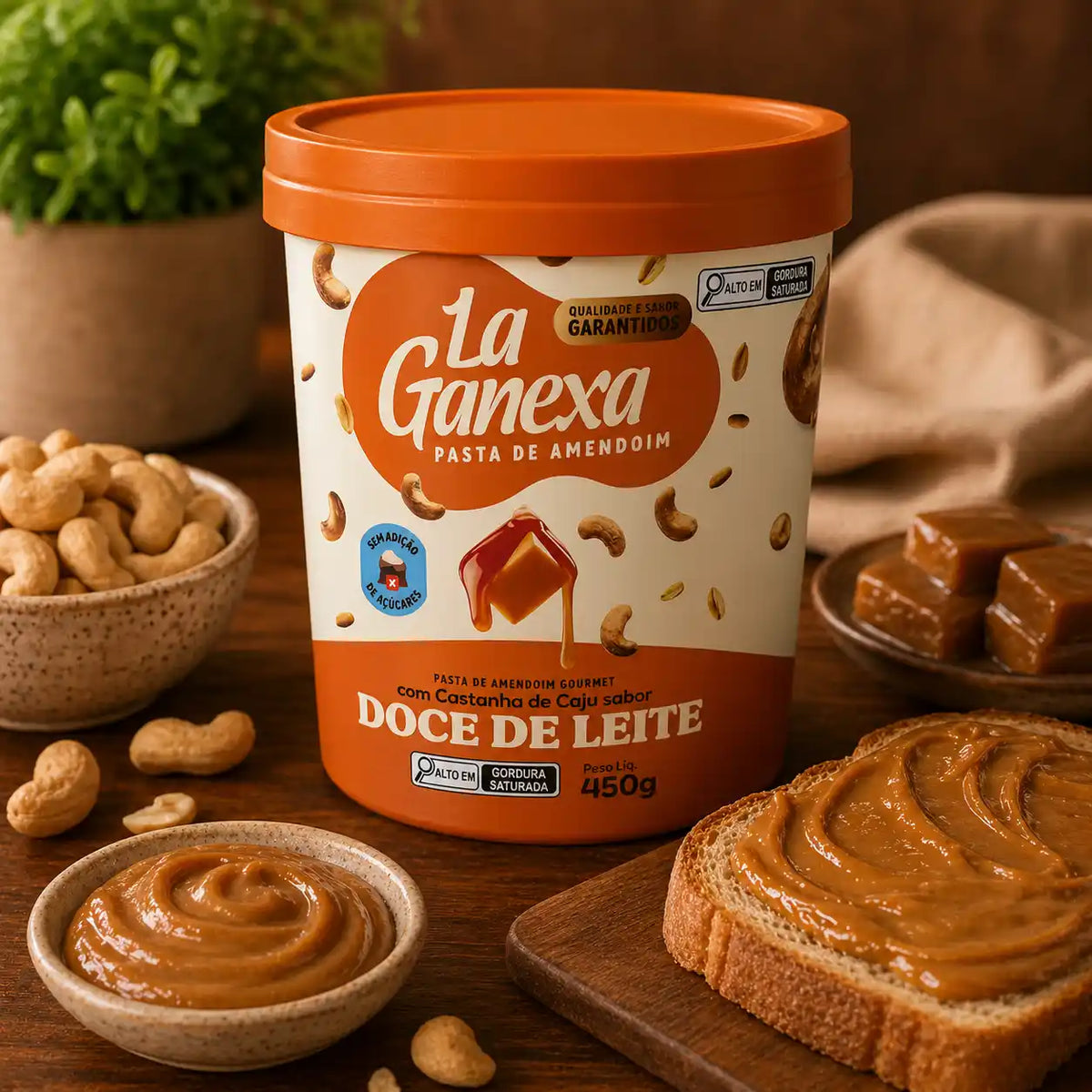 Combo Doce de Leite com Castanha de Caju em Dobro