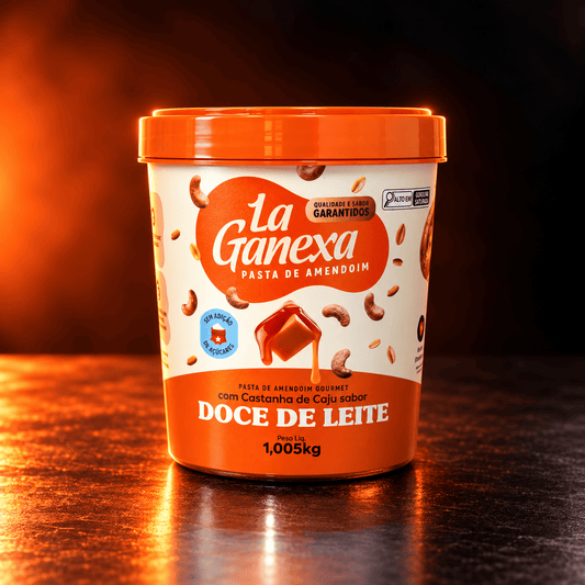 Pasta sabor Doce de Leite com Castanha de Caju 1kg
