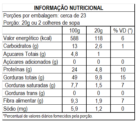 Pasta de Amendoim sabor Avelã Vegana