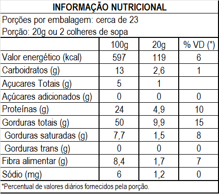 Pasta de Amendoim sabor Crocante