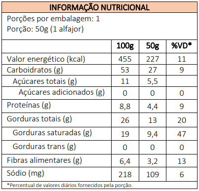 Display Alfajor sabor Caramelo e Flor de Sal - 12 unidades