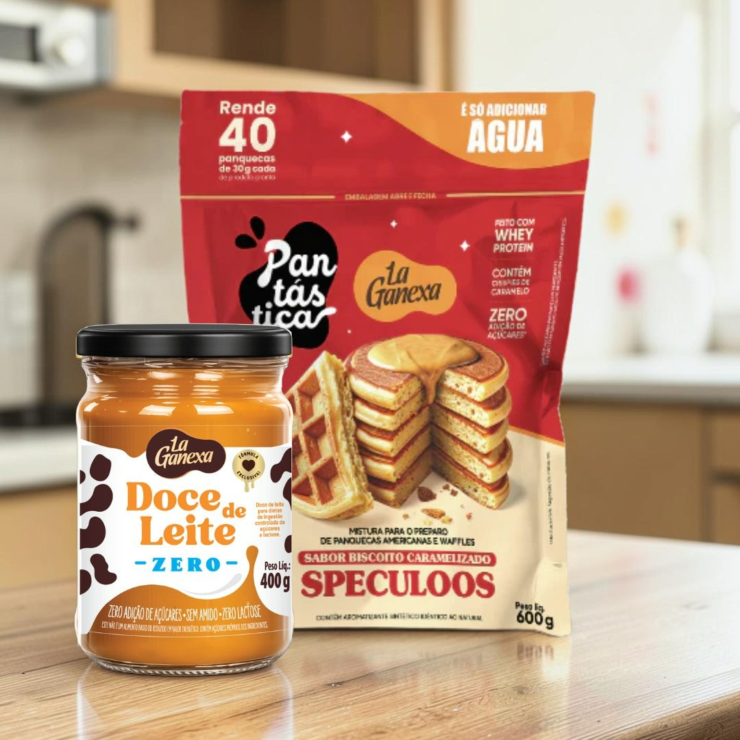 Doce de Leite 400g + Panqueca sabor Speculoos 600g