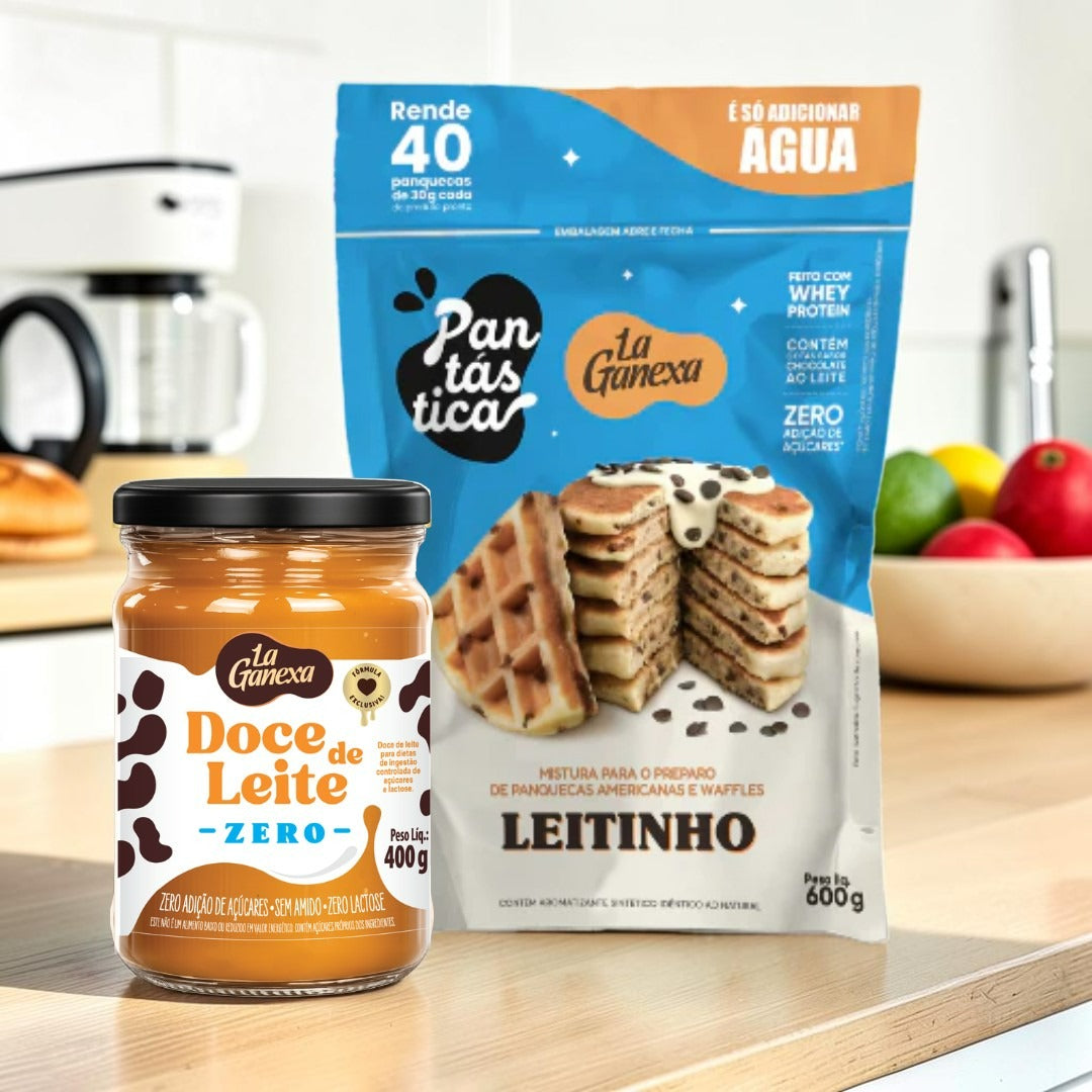 Doce de Leite 400g + Panqueca sabor Leitinho 600g