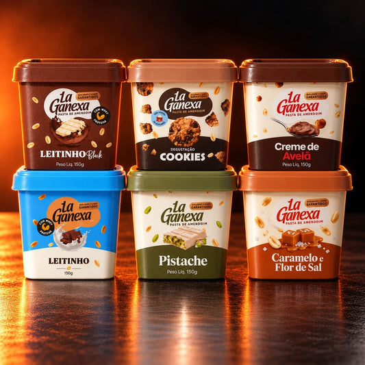 Kit Degustação Pasta de Amendoim - 6 Sabores