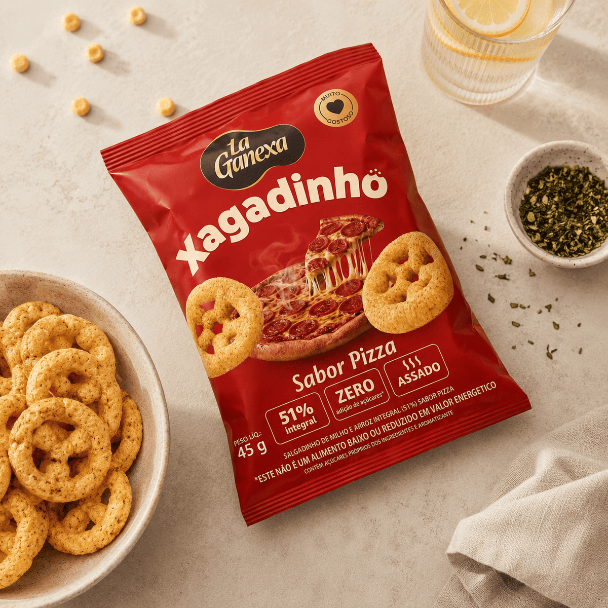 Xagadinho sabor Pizza 45g