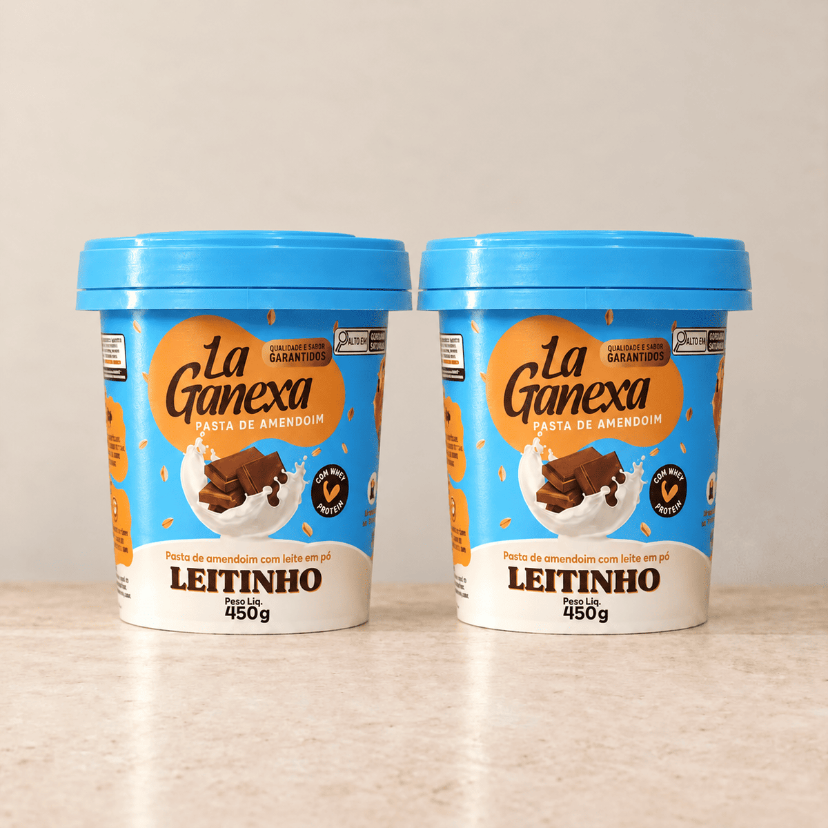 Kit 2 Pastas sabor Leitinho 450g