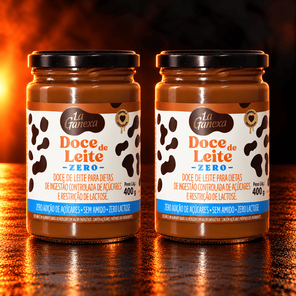 Kit 2 Doce de Leite Zero 400g