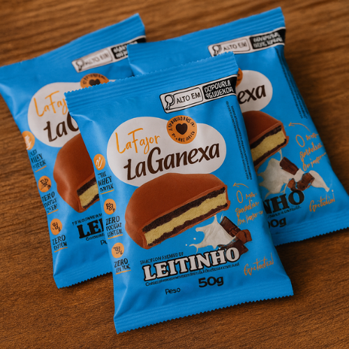 Kit 3 Alfajores sabor Leitinho