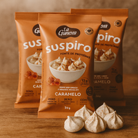 Kit 3 Suspiros sabor Caramelo e Flor de Sal