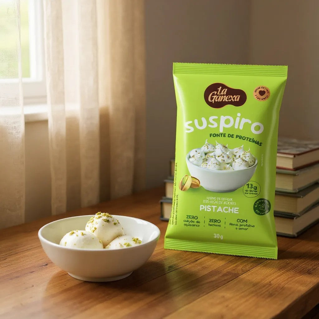 Suspiro Proteico sabor Pistache